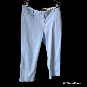 Talbots women’s crop pants size 16. EUC baby blue in color.  Non smoking home.